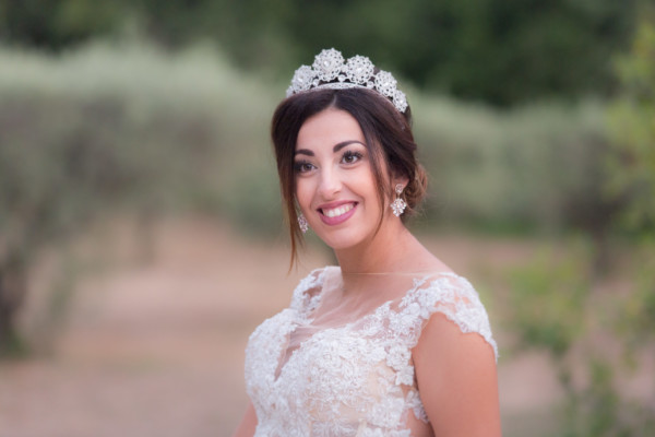 Le sourire de la mariée