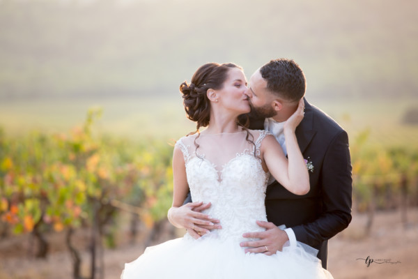 mariage dans les vignes près de Toulon dans le var